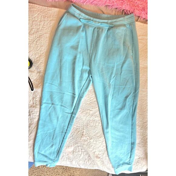 Ultrasoft Fleece Sweatpants Tek Gear Womens Large Light Blue Cozy Lounge Joggers - Picture 2 of 7